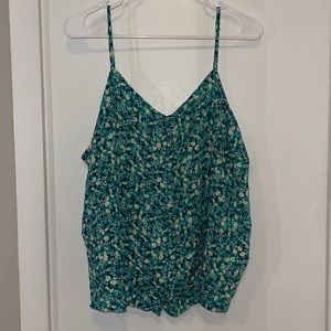 NWT Old Navy Floral Cropped Top - Size XXL